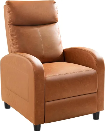 Miniatura 13 de Homall - Silla reclinable acolchada de cuero sintético para sala de estar, sofá reclinable moderno, asiento de club y teatro en casa