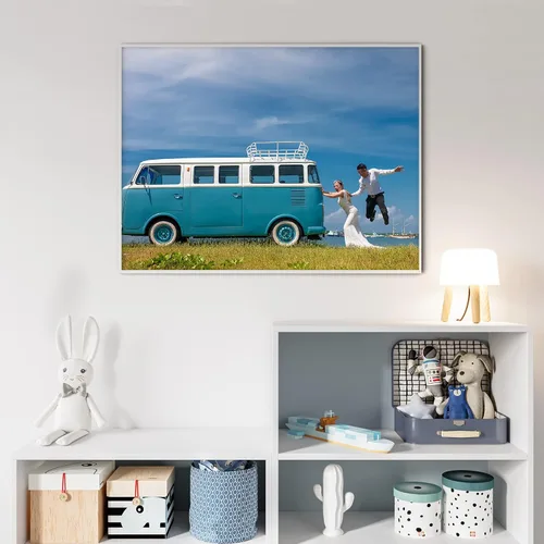 Miniatura 9 de Dargr Arte de pared personalizado desde tu teléfono, impresiones en lienzo personalizadas para familia, vacaciones, festivales, póster enmarcado