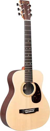 Miniatura 8 de Martin LX1E guitarra acústica con electrónica Fishman Sonitone, con tapa de abeto sólido de Sitka, modificada O - cuerpo de boltaron w/red