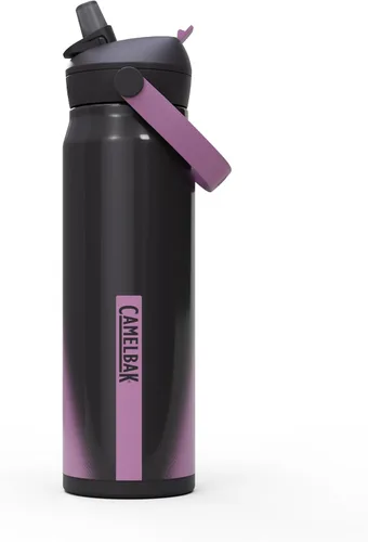 Miniatura 21 de CamelBak - Thrive - Botella de agua con tapa y pajilla, 20 onzas - Aislante de acero inoxidable, color negro