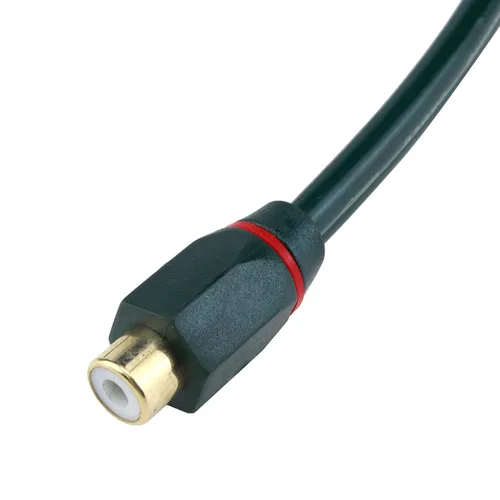Miniatura 8 de Divisor RCA de 12 pulgadas, 1 hembra a 2 machos, paquete de 2 unidades, cable RCA Y RCAs de video para automóvil, divisor de cable de audio RCA