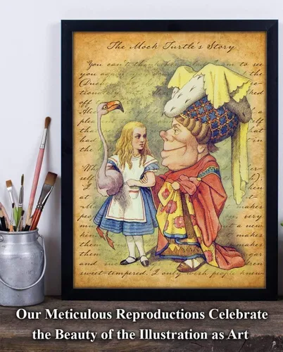 Miniatura 9 de Alicia en el país de las maravillas - Póster de pared sin marco de 11 x 14 pulgadas - Regalos y decoraciones perfectos de Alicia en el país