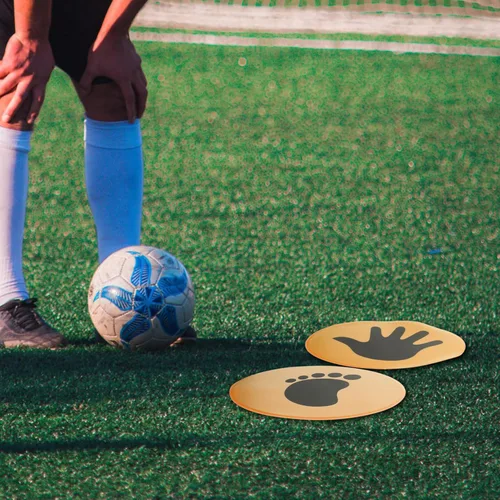 Miniatura 8 de Baluue 2 pares de marcadores de entrenamiento de fútbol, marcadores puntuales, fútbol, baloncesto, deportes, velocidad, agilidad, entrenamiento