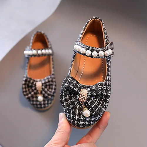Miniatura 2 de Zapatos de princesa para niñas sandalias de flores con lazo zapatos de flores huecas sandalias de princesa con suela suave FDDMis zapatos de apoyo