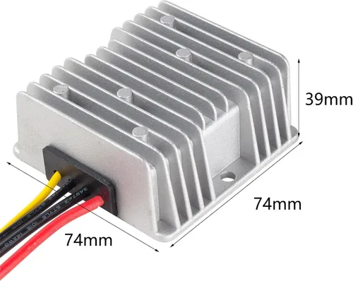 Miniatura 2 de TOP-VIGOR Convertidor de voltaje CC/DC 12V a 48V 3A 144W Convertidor Step Up, Impermeable IP68 Boost Convertidor Regulador Transformador