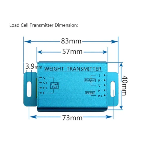 Miniatura 2 de ATO Transmisor de peso de célula de carga, Transductor de sensor de pesaje, Amplificador de célula de carga utilizado para la tensión y la célula