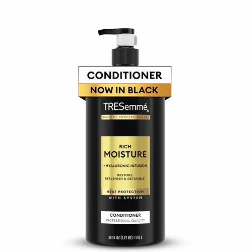 Miniatura 4 de TRESemmé Acondicionador hidratante de humedad rica con bomba para cabello seco formulado con tecnología Pro Style 39 fl oz