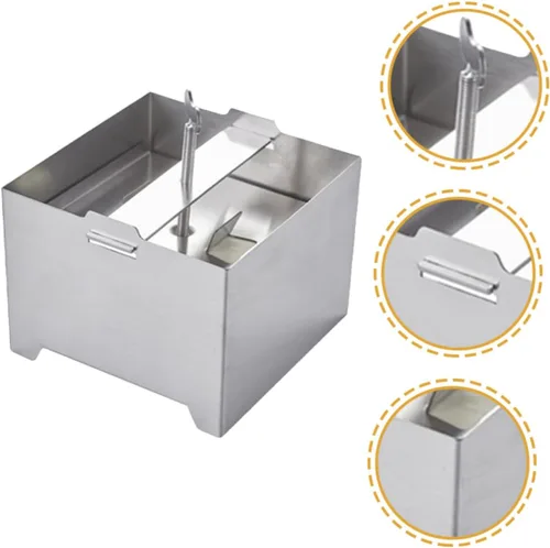 Miniatura 2 de Zerodeko Moldes hechos en casa con práctica herramienta trituradora de cocina de plástico tofu prensa de presión inoxidable prensado de queso