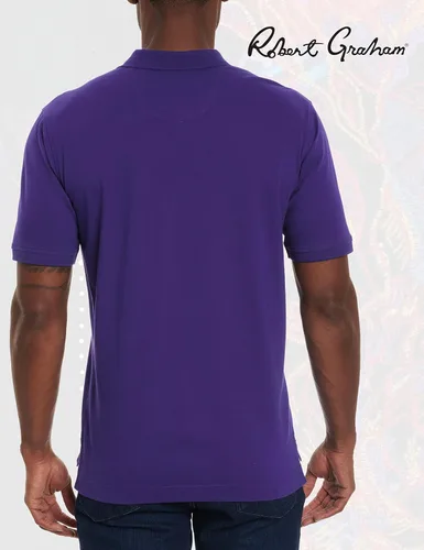 Miniatura 4 de Robert Graham Bowler para hombre, polo 100% algodón