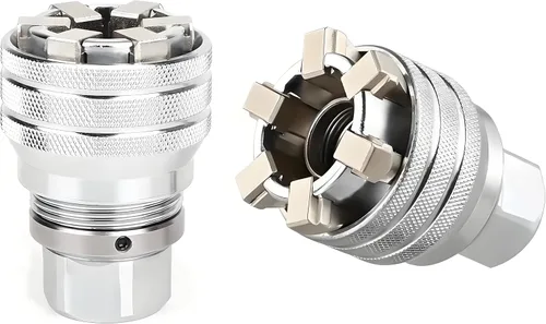Miniatura 9 de [2PCS] Llave de vaso universal súper para estándar 1/4'' - 3/4'', 7mm-19mm métrico, llave de vaso ajustable multifunción con llave de trinquete, kit