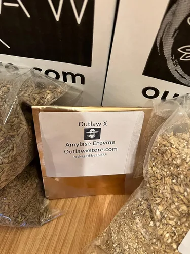 Miniatura 3 de Outlaw X - Kit completo de puré de whisky y fermentación de maíz agrietado, cebada malteada y centeno