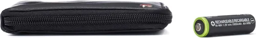 Miniatura 12 de Alpine Swiss Logan - Cartera plegable con cremallera para hombres o mujeres, caja fuerte RFID, viene en una caja de regalo