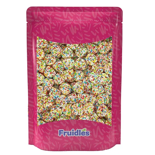 Miniatura 8 de Fruidles Gomitas de frambuesa, deliciosas gomitas de sabor a frutas recubiertas de azúcar (1 libra)