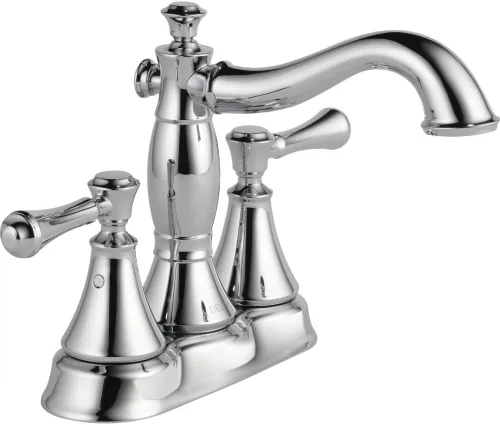 Miniatura 3 de Delta Faucet Cassidy - Grifo de baño de bronce, grifo de baño central, grifo de lavabo de baño, conjunto de drenaje de metal, bronce veneciano