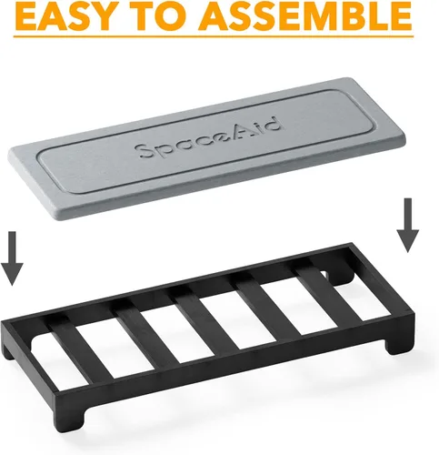 Miniatura 5 de Organizador de Fregadero SpaceAid DryingNeat, Organizador Instantáneo para Fregadero, Dispensador de Jabón y Esponja para Cocina, Bandeja Rápida