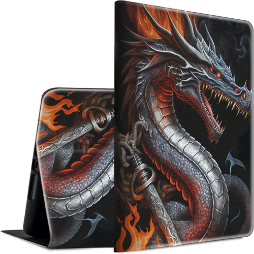 Miniatura 22 de Funda para Samsung Galaxy Tab S6 Lite de 10.4 pulgadas, versión 2022/2020, ligera, funda inteligente de piel sintética con soporte ajustable