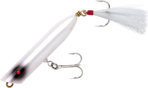 Miniatura 23 de Creek Chub Striper Strike - Señuelo de pesca de fundición larga de hundimiento lento, grado de agua salada Silver Flash