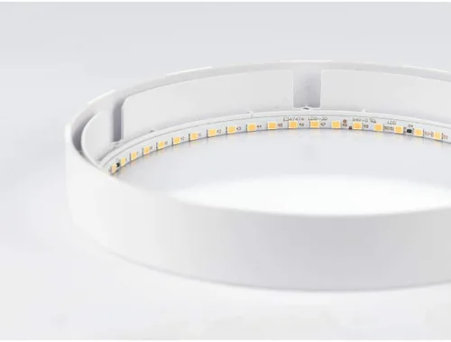 Miniatura 3 de Progress Lighting Edgelit - Soporte para superficie LED de 7 pulgadas, colección Everlume, para interiores, P810015-030-30, blanco