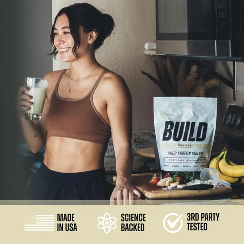 Miniatura 5 de Outwork Nutrition Proteína aislada de suero en polvo, acelera la construcción muscular y la recuperación, baja en lactosa, sin gluten, suplemento