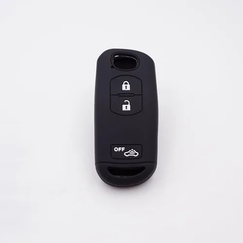 Miniatura 4 de Funda para llave de coche para Mazda 2/3/5/6 CX-3 CX-5 CX-7 CX-9 Miata MX5 2018-2020, funda de silicona para llave remota de 2/3/4 botones