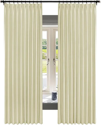 Miniatura 19 de Fcosie Juego de 2 paneles de cortinas opacas extralargas de 120 pulgadas de largo, cortinas de doble capa para oscurecer la habitación, paneles