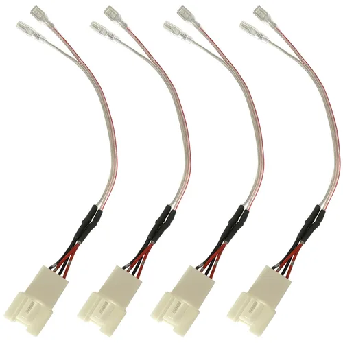 Miniatura 10 de Conector de cable de altavoz tweeter para tablero de Toyota Corolla/Camry 2012-2020, RAV4 2015-2019, adaptador de cable de altavoz para Subaru
