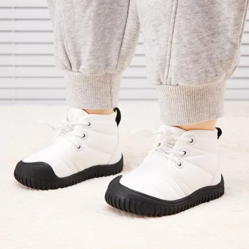 Miniatura 47 de BMCiTYBM Botas de nieve de invierno para bebés y niños pequeños, de piel sintética, cálidas, antideslizantes, zapatos para primeros pasos