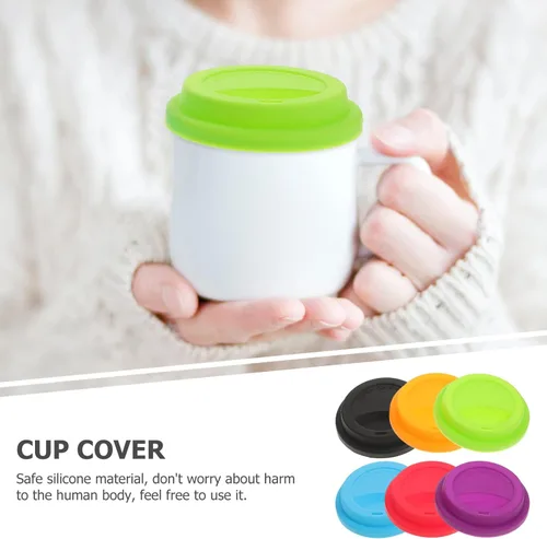 Miniatura 4 de 12 tapas de silicona para tazas al aire libre, tapas de taza de café, tapa de repuesto a prueba de fugas, vasos a prueba de fugas, tapa de botella