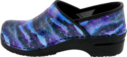 Miniatura 2 de BJORK Swedish Comfort - Zuecos de cuero para mujer, con estampado profesional