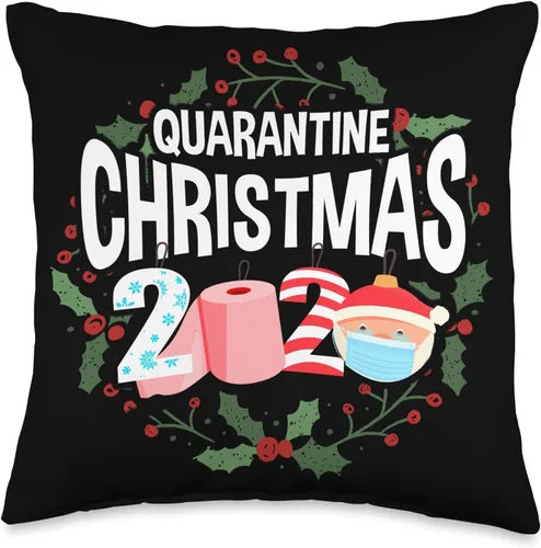 Cojines Decorativos Para Sala Decorativo Quarantine Christmas 2020 - Almohada decorativa para regalo (16.0 x 16.0 in), multicolor