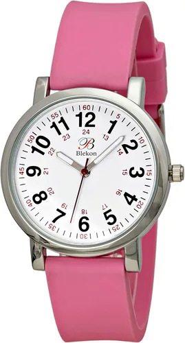 Blekon Reloj original de enfermera para profesionales médicos y estudiantes varios colores esfera de fácil lectura hora militar con segunda mano