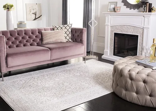 Miniatura 45 de SAFAVIEH Alfombra 10x14 - Colección Reflection - Grande - Beige y Crema, Sin Desprendimiento y Fácil Limpieza, Ideal para Sala de Estar, Dormitorio
