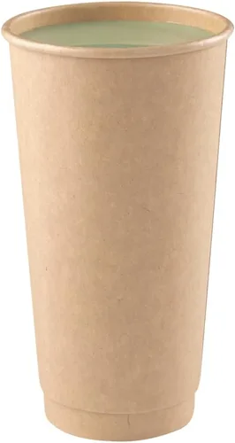Miniatura 5 de Restaurantware RW Base - Vasos de café reciclables de 4 onzas ecológicas, 50 vasos de papel sin blanquear, de una sola pared, sin tintes