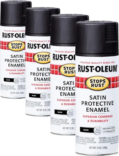 Miniatura 100 de Rust-Oleum 285092 - Pintura en aerosol para prevención del óxido, 12 onzas, transparente satinado Satinado claro