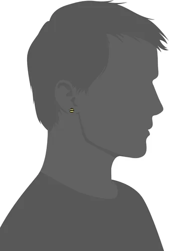Miniatura 2 de DC Comics Batman - Aretes con logotipo, Acero inoxidable, Atributo no aplicable para el producto