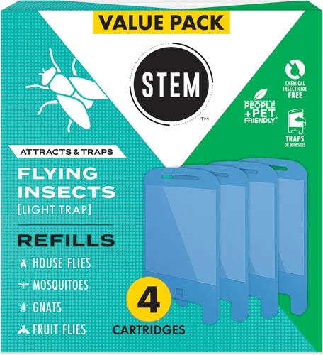 Miniatura 14 de STEM Trampa para insectos – Control de plagas de moscas de la fruta y mosquitos para interiores, para casa, hogar y cocina, atrae y atrapa insectos
