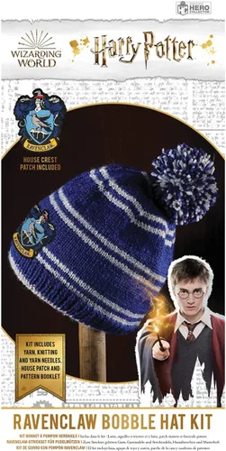 Miniatura 6 de Ravenclaw Hogwarts House Beanie Hat Kit Harry Potter Wizarding World Kits de tejido