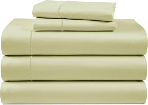 Miniatura 40 de Lane Linen Sábanas 100% de algodón egipcio, tamaño King, naturalmente transpirables y duraderas, cómodas para el invierno, ultra suaves, comodidad