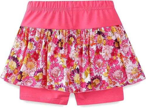 Miniatura 3 de Mud Kingdom Conjunto de 2 piezas con falda y pantalones cortos para niñas de 9 meses a 9 años