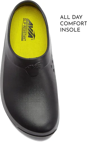 Miniatura 4 de Avia Flame - Zuecos antideslizantes para hombre, zapatos antideslizantes para servicio de alimentos, zapatos antideslizantes para restaurante