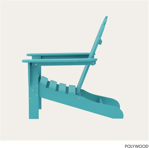 Miniatura 5 de POLYWOOD AD4030AR Silla clásica Adirondack para exteriores, polietileno, Aruba