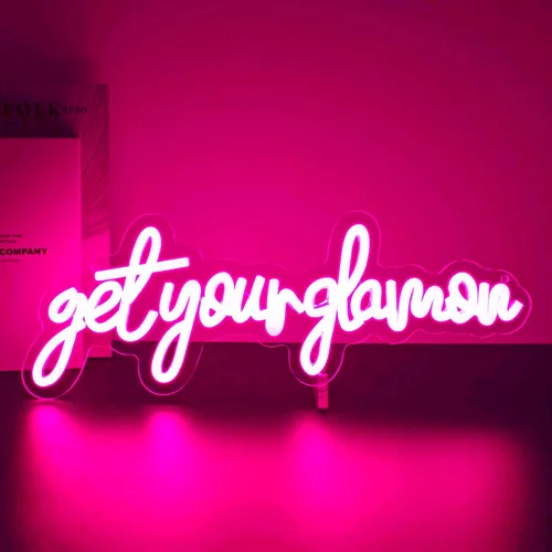 Miniatura 9 de Letrero de Neón de Labios de Cereza, Letreros de Neón para Decoración de Pared Letreros LED Rojos de Neón para Habitación Letreros de Neón Luminosos