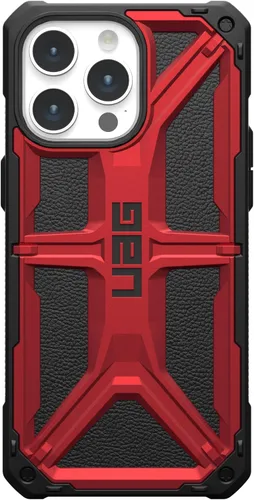 Miniatura 7 de URBAN ARMOR GEAR UAG Funda [versión actualizada] compatible con iPhone 15 Pro Max de 6.7 pulgadas, Monarch Crimson resistente, resistente grado