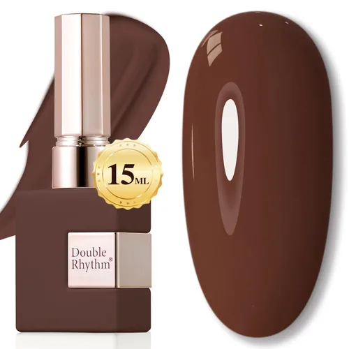 Miniatura 33 de Double Rhythm 15ml de esmalte de uñas en gel, color puro, mismo color, misma botella, esmalte de uñas de remoción para arte de manicura en salón