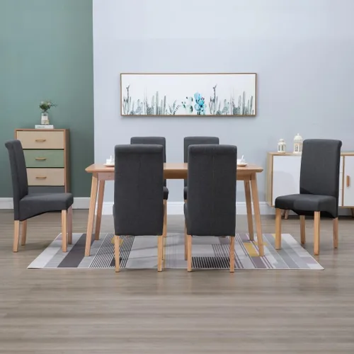Miniatura 25 de Dining Chairs 2 Pcs Black Fabric,Living Room Dining Chairs,Counter Dining Chairs Suitable for Daily Dining Or Special Events Such As Meetings