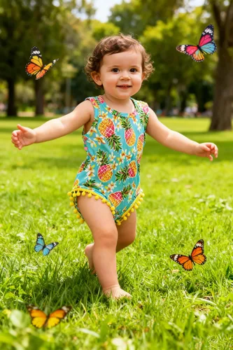 Miniatura 2 de BFUSTYLE Ropa para bebé niña de 0-24 meses Conjunto sin mangas Mameluco Body para bebé con diadema
