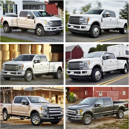 Miniatura 7 de Conjunto de luces LED para espejo lateral para Ford F-150 F-250 F-350 F-450 F-550 Super Duty 2015-2023 LED de remolque manual plegable espejo