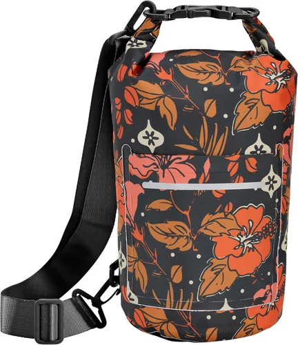 Miniatura 66 de Skog Å Kust DrySak - Bolsa impermeable con tapa enrollable para viajes y al aire libre - tamaños de 5, 10 y 20 litros Digicamo