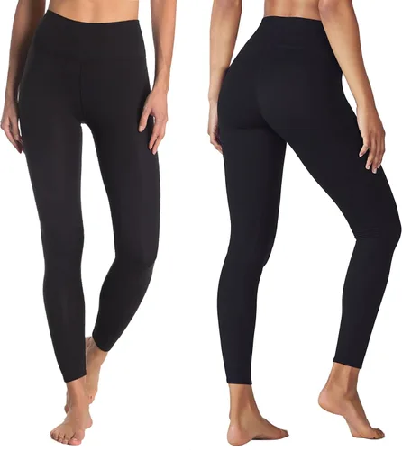 Miniatura 2 de Gayhay - Leggings estampados de cintura alta para mujer suaves opacos entallados con control de abdomen ideales para correr yoga y ciclismo