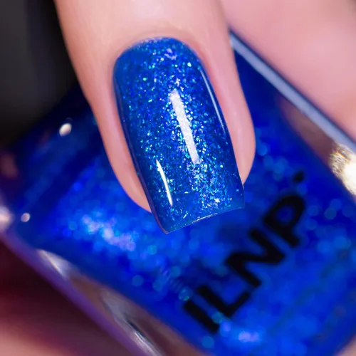 Miniatura 2 de ILNP Sea Glass - Esmalte de uñas brillante azul cobalto profundo